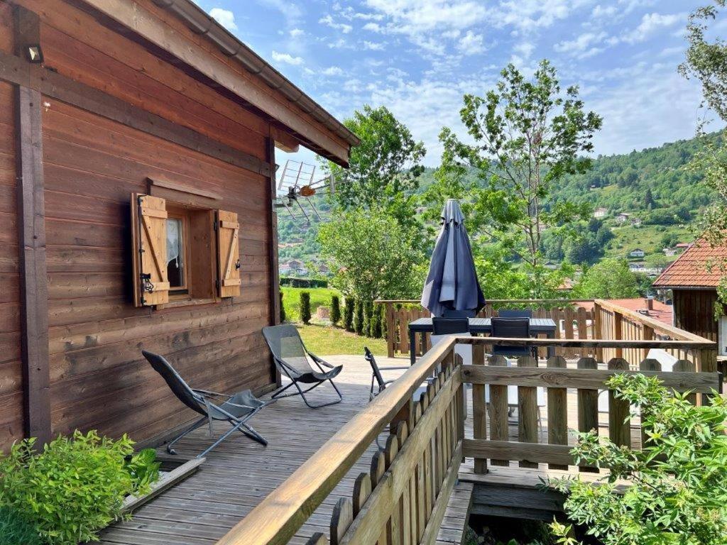 לה ברסה Le Chalet Du Pere Michel, Jacuzzi, Sauna, Jardin מראה חיצוני תמונה